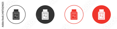Eid mubarak envelope icon symbol for your website design, logo, app, UI.