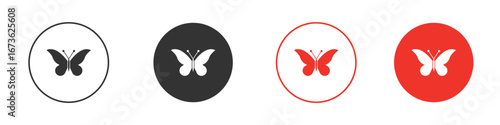 Butterfly icon symbol for your website design, logo, app, UI.