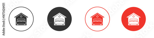 Accomodation icon symbol for your website design, logo, app, UI.