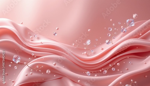 powdery rose fade theme with muted blush with warm beige, gentle vertical blush gradient, floating blush particles, seamless flowing backdrop, bright and elegant