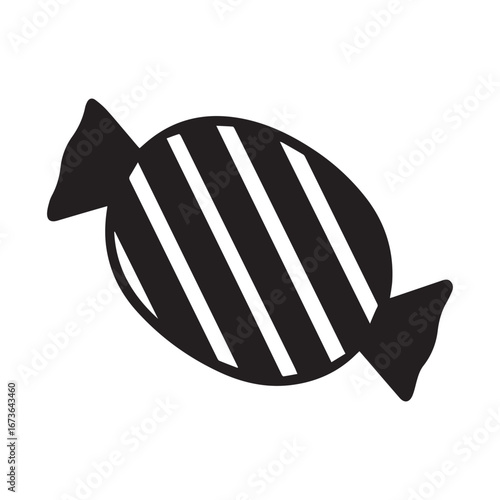  striped pack toffee icon vector illustration