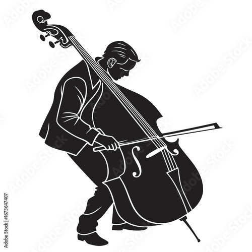violin player and violin
