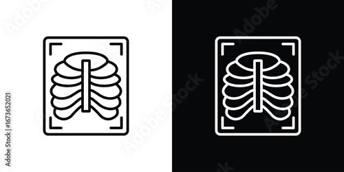 X ray icon Illustration. Vector Graphic. EPS 10