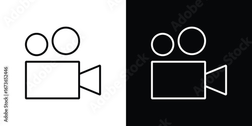 Video icon Illustration. Vector Graphic. EPS 10