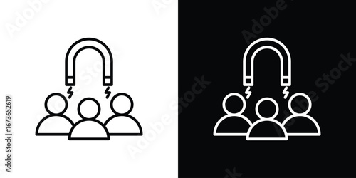 User engagement icon Illustration. Vector Graphic. EPS 10