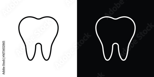 Tooth icon Illustration. Vector Graphic. EPS 10