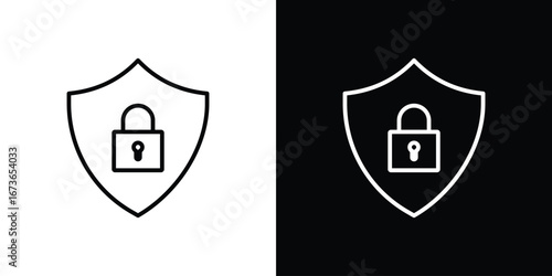Security lock icon Illustration. Vector Graphic. EPS 10