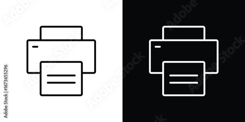 Print icon Illustration. Vector Graphic. EPS 10