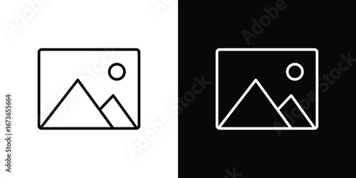 Picture icon Illustration. Vector Graphic. EPS 10