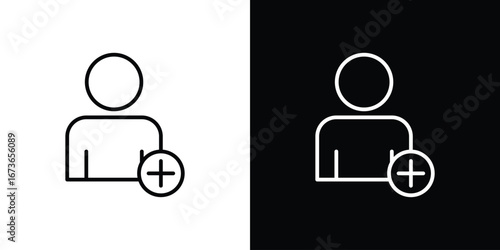 New account icon Illustration. Vector Graphic. EPS 10