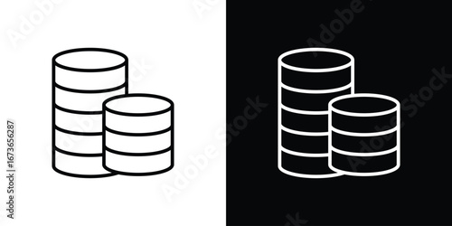 Money coin icon Illustration. Vector Graphic. EPS 10