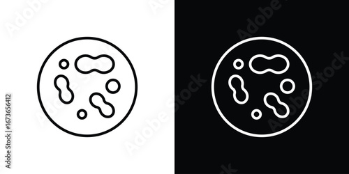 Microorganism icon Illustration. Vector Graphic. EPS 10