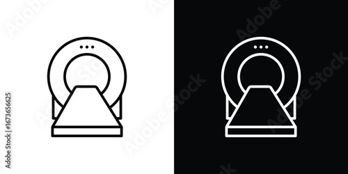 MRI icon Illustration. Vector Graphic. EPS 10
