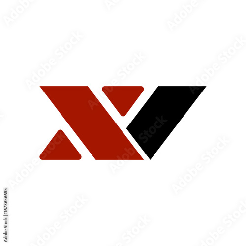 the logo consists of monogram the letter X and V. Abstract, outline and elegant. Free Download the logo consists of monogram the letter X and V. Abstract, outline and elegant. - GFXLoad