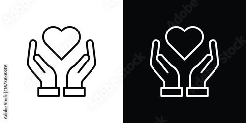 Life insurance icon Illustration. Vector Graphic. EPS 10