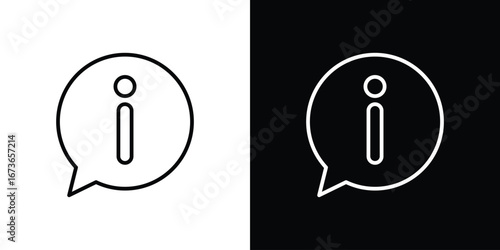 Info icon Illustration. Vector Graphic. EPS 10