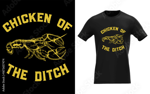 Crawfish Chicken Ditch Retro