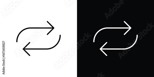 Exchange icon Illustration. Vector Graphic. EPS 10