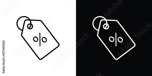 Discount tag icon Illustration. Vector Graphic. EPS 10