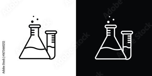Chemistry icon Illustration. Vector Graphic. EPS 10