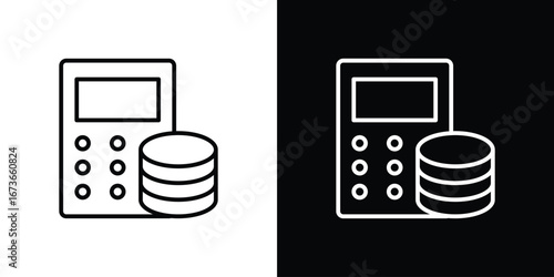 Budget icon Illustration. Vector Graphic. EPS 10