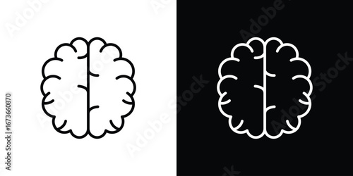 Brain icon Illustration. Vector Graphic. EPS 10