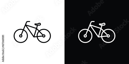 Bicycle icon Illustration. Vector Graphic. EPS 10