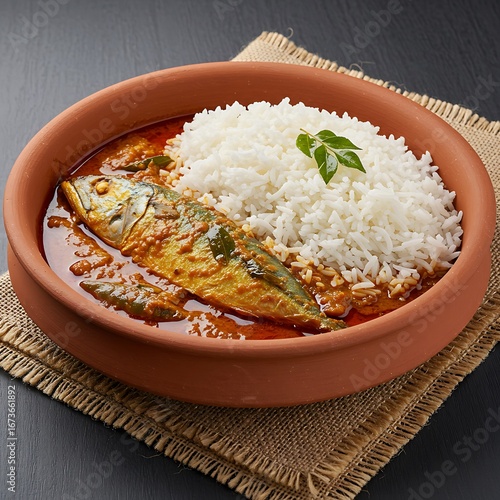 Clay Bowl's Embrace: Spice, Rice, and Sun