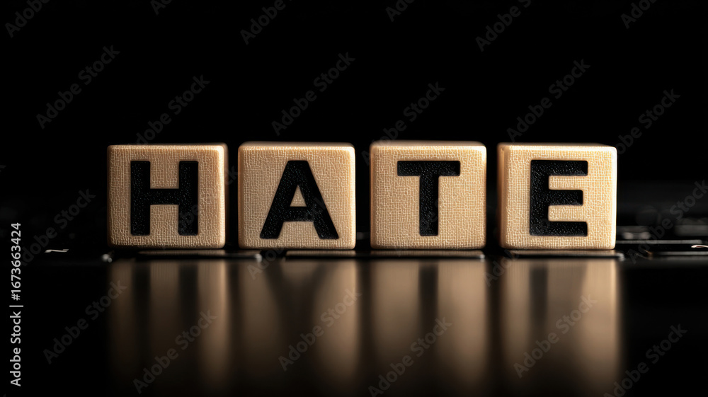 Obraz premium Keyboard letters forming