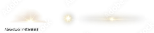 Golden light flare PNG, radiant burst with sparkling shine. Luxury glowing star effect creates futuristic elegance. Lens flare highlights party style. PNG sparkling elements for festive celebration 