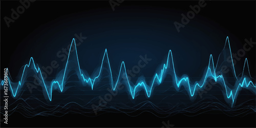 Medical heart rate monitor displaying a vibrant digital electrocardiogram graph with a pulsing line, symbolizing health and life