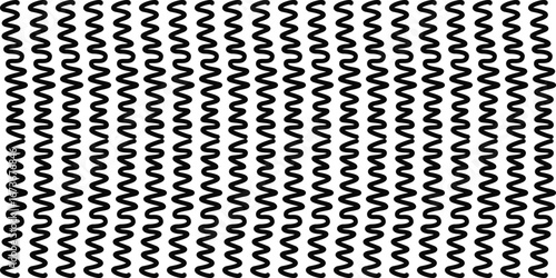 Wavy, zigzag, waving, criss-cross lines seamless pattern, texture, background. Stock vector illustration, clip-art graphics