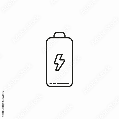 power bank battery icon sign vector