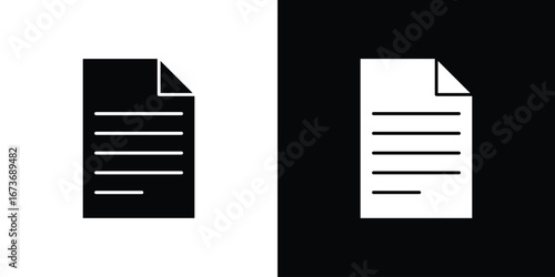 Copy icon. The black silhouette vector