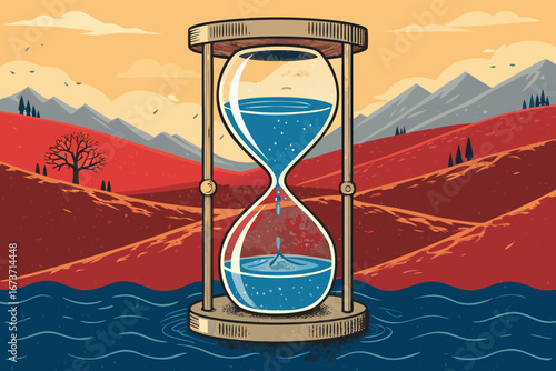 -global-water-crisis-poster-with-hourglass-filled-.eps