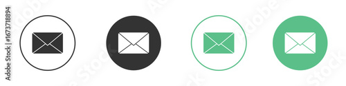 Email icon for design and web.