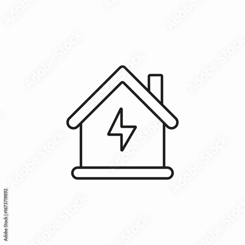 smart power house icon sign vector