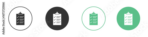 Task list icon for design and web.