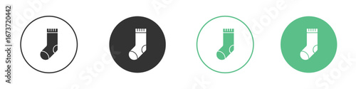 Socks icon for design and web.