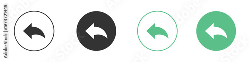 Reply icon for design and web.