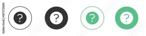 Question mark icon for design and web.