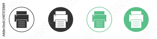 Printer icon for design and web.