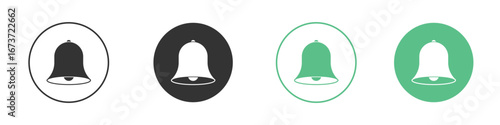 Notification icon for design and web.