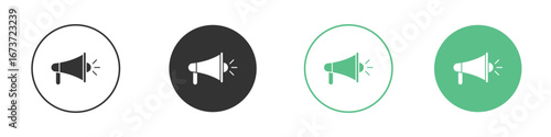 Loud Speaker icon for design and web.