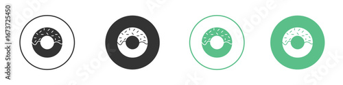 Donut icon for design and web.