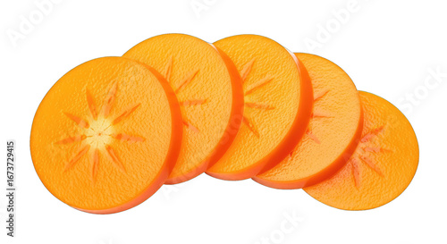 savor the sweetness succulent persimmon slices, a taste of autumns bounty