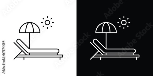 Webcam icons. simple, stroke, black icons