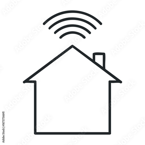Enhancing home connectivity with smart technology solutions modern living spaces digital innovation indoor environment user-centric design. Vector illustration
