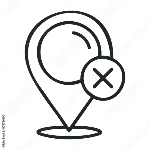 Marking locations with precision understanding gps coordinates in mapping technology. Vector illustration