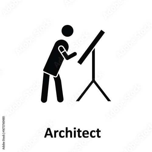 Architect Vector Icon which can easily modify or edit
